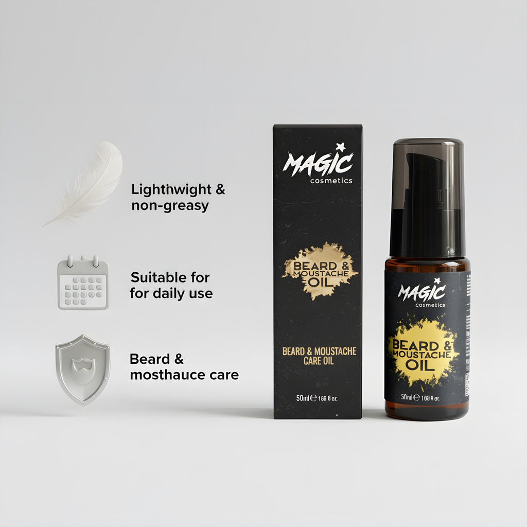 Magic Cosmetics Beard & Moustache Oil 50ml